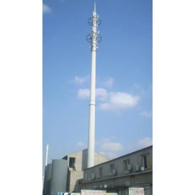 China Galvanized Steel Communication Tower Single Pole Transmission Tower Telecommunication Towers for sale