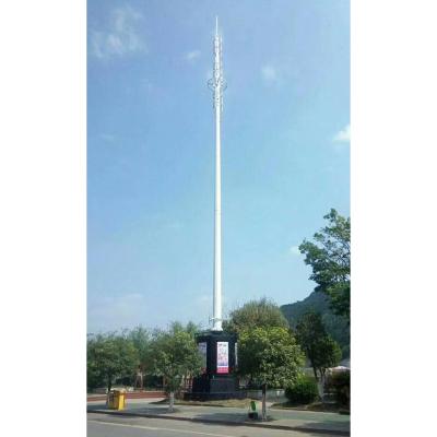 China Communication Tower Telecommunication Steel Single Pole Broadcast Towers for China Tower Industry for sale