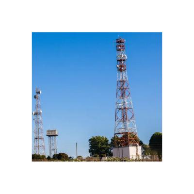 China Mobile Communication Tower 150 200 Feet Solar Panel Fm Radio Station Antenna 50km Wireless Networks Self-supporting Steel Mast Tower Telecommunication for sale