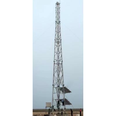 China Mobile Communication Tower Stand Alone Three Legs Triple 60m Self Supporting Wifi Tubular Antenna 3 Leg Communication Galvanized Steel 3legged GSM Tower for sale