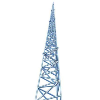 China Single Mobile Communication Tower Steel Structure Column Lattice Radio Communication 3 Legs 3 Leg ISP Angular Rack Galvanized Antenna 100 Meter Tower for sale