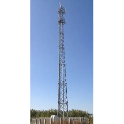 China Mobile Communication Tower 30 Meter Galvanized Self Supporting 3 Leg Tubular Steel Telecom Tower for sale