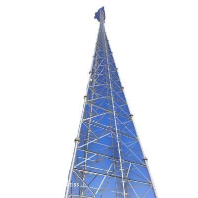 China Steel Telecom Tower 3 Legged Mobile Communication Tower Tubular 20m 25m 30m 35m 40m 42m 45m 48m 50m 60m 65m for sale