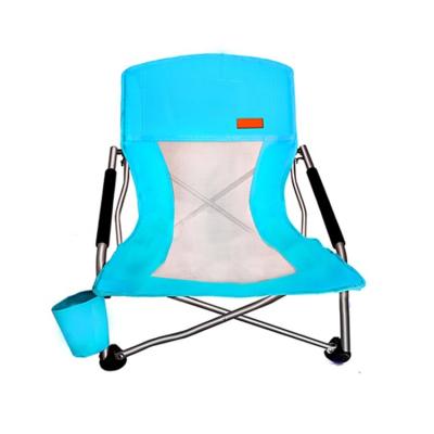 China 2021 Safe Lightweight Camping Foldable Sea Chairs Outdoor Beach Kids Beach Chair With Cooler for sale