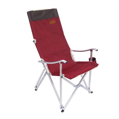 China Customized Outdoor Lightweight Aluminum Frame Foldable Lightweight Portable Folding Camping Chair for sale