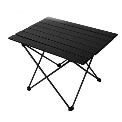 China 2021 Outdoor High Quality Lightweight Foldable Metal Picnic Beach Portable Camping Folding Table for sale