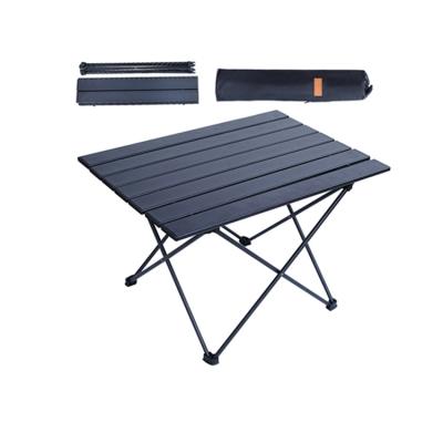 China Factory Sale Foldable Lightweight Aluminum Alloy Various Color Desktop Camping Tables Folding Compact for sale