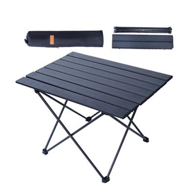 China Quality Aluminum Alloy Collapsible Folding Table Lightweight Guaranteed Unique Elegant Frame Dining for sale