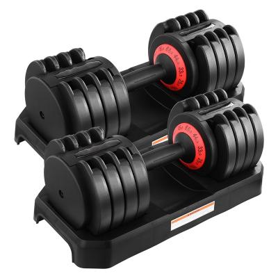 China New Top Selling High Quality Fitness Adjustable Type Customize Adjustable Dumbbell Rack Set for sale