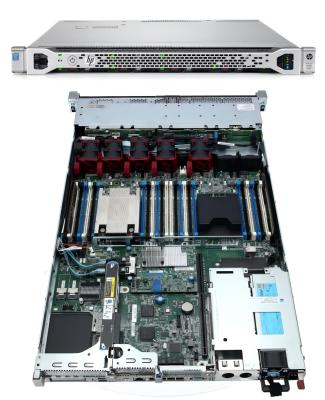 China PCIe RAID SATA proliant HPE GPU Server DL360 GEN9 8SFF Half Duplex for sale