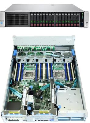 China PCIE3.0 HPE ProLiant Server DL380 Gen9 16SFF Customized for sale