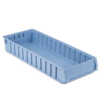 China Sustainable Plastic Warehouse Storage Shelf Stackable Bins For Spare Parts for sale