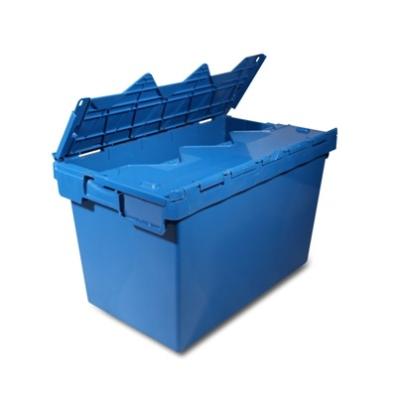 China Protect wonderful big case no foldable and pp, plastic material plastic moving crate in stock for sale