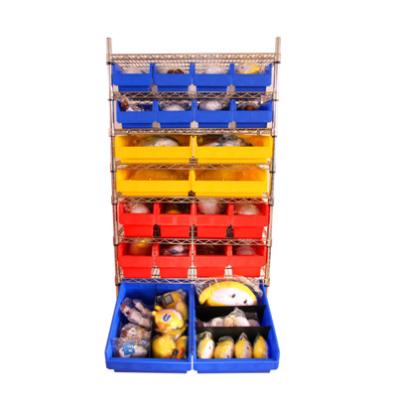 China Corrosion proof utility commercial warehouse storage bin rack/storage corrosion proof shelving for sale