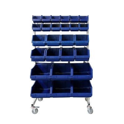 China 2021 Hot Sale Warehouse Storage Corrosion Resistant Stackable Blow Bins Stainless Racks for sale