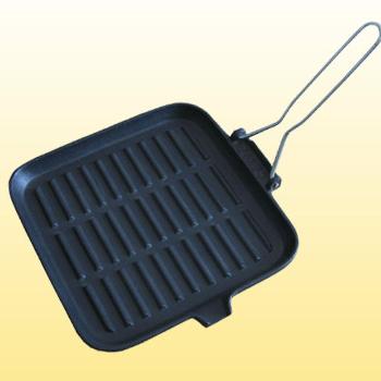 China Sustainable Promotional BBQ Cast Iron Griddle 24cm for sale