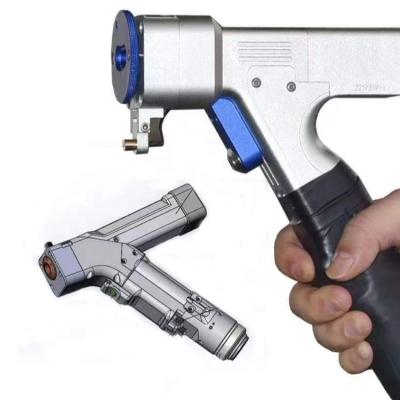 China High Quality Stainless Steel CW Laser Cleaning Gun Handheld Fiber Optic Head For Laser Cleaning Machine for sale