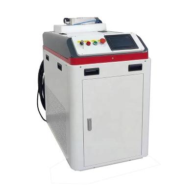 China Factory Price Stainless Steel 500W 1000W Portable Mini Fiber Pulsed Laser Cleaning Machine for Metal Surface Derusting for sale