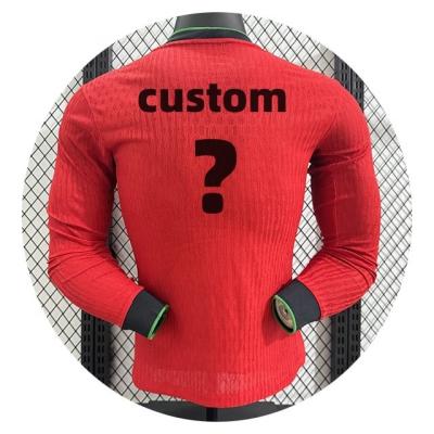 China Shirts & Tops Wholesale new 2024 Europe jersey French English Portugue player version oem man long sleeved shirts football jerseys for sale