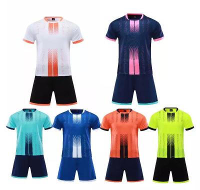 China Quick Dry Breathable Football Jersey Kids Adults Personalized Soccer Jerseys Set Custom Soccer Wear Breathable Uniforms For Men for sale