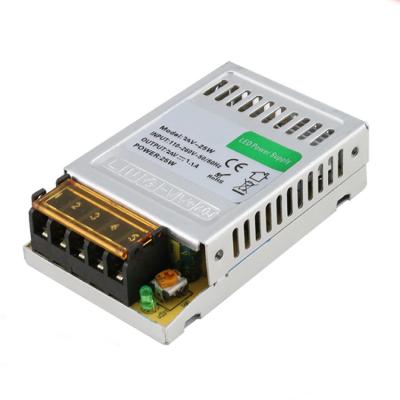 China Low Ripple LED Switching Power Supply , 24V 25W Power Supply Switching 85% Efficiency for sale