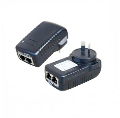 China adaptador de 24W POE 24 voltios, ondulación baja de la salida del adaptador pasivo del POE del enchufe del AU en venta