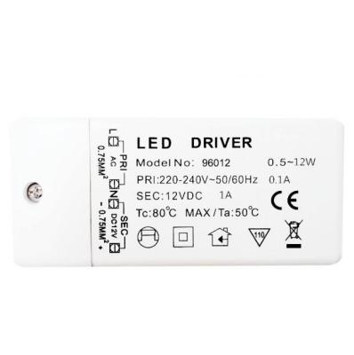 China 110-240VAC High PF 12W LED Driver For LED Strip , GS CB CE Approval for sale