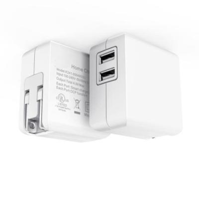 China Adaptador 5V4.8A, cargador blanco del cargador de la alimentación por USB del iPhone 8 del teléfono celular en venta