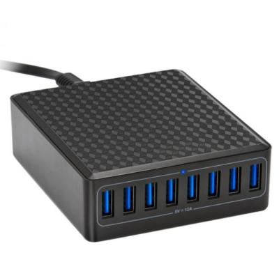 China 5V12A 5V 2.4A 60W Desktop Smart USB Charger / 8 Port Usb Charging Station for sale