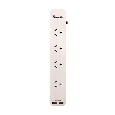 China SAA C-TICK Power Board 4 Outlet 2 USB Power Strip 5V / 2.4A For AUS / NZ for sale