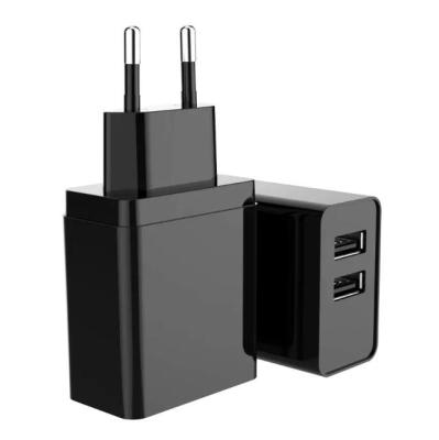 China 5V4.8A 3.2A 3.4A Smart USB Charger with EU Plug GS CE ROHS Approval for sale