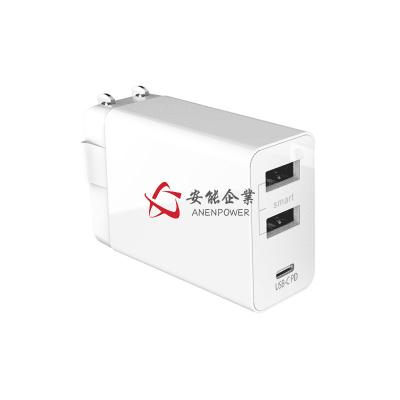 China 50,000 Hours MTBF Usb C Wall Charger , 3 Port Usb Charger ODM Zerolemon for sale