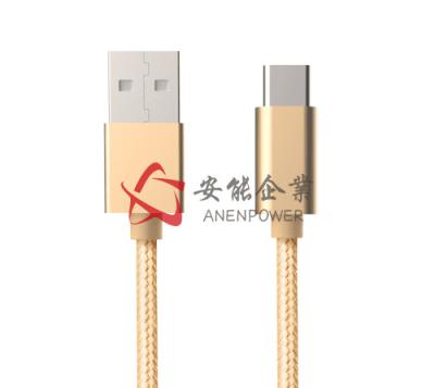 China Nylon Gevlechte Type C het Laden Kabel USB 3,1 Type C aan USB 3,0 OTG-de Laderskabel van de Gegevenssynchronisatie Te koop