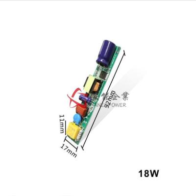 China 250mA 18W Max LED Driver Wide Voltage No Flicker For T8 T5 T10 LED Tube Light for sale