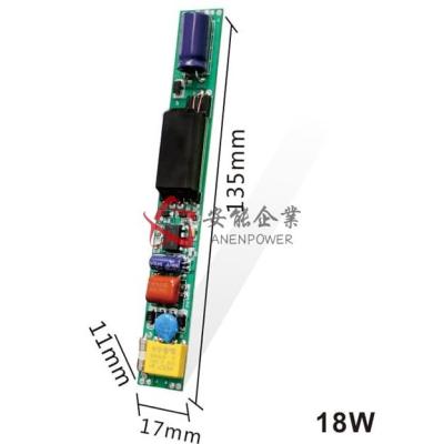 China do motorista máximo do diodo emissor de luz de 470mA 18W tensão que larga nenhuma luz do tubo do diodo emissor de luz da cintilação T8 T5 T10 se aplicou à venda