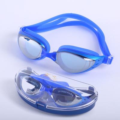 China UV Protection Waterproof Anti-fog Factory Waterproof Anti-fog UV Protection Silicone Swimming Goggles Mirror-Coated Wholesale Swimming Goggles for sale