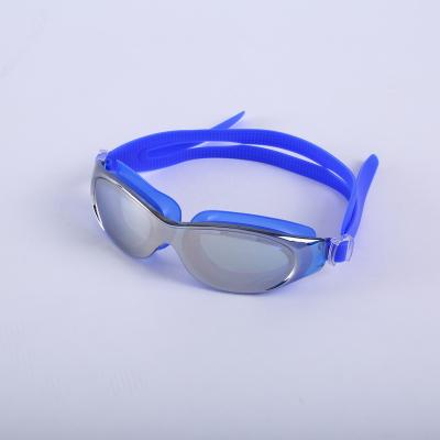 China New Arrival Silicone Mirror-Coated UV Anti-fog Waterproof Unisex Protective Swimming Goggles Wholesale Swim Glasses for sale