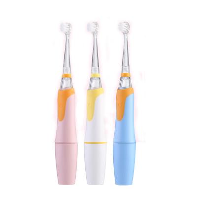 China Battery Operated Cute Led Brand Toothbrush Teeth Whitening Sonic Kids Electric Toothbrush for sale