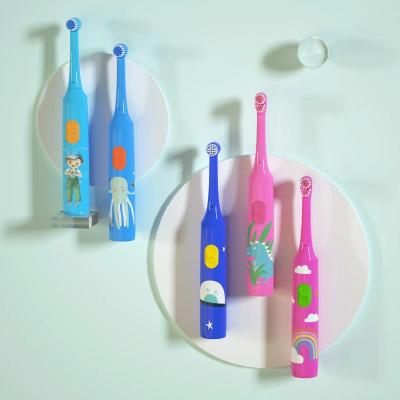 China New Arrival Battery Operated Children Carton Cute Waterproof Toothbrush Kids Smart Teeth Cleaner Sonic Electric Brushes For Children for sale