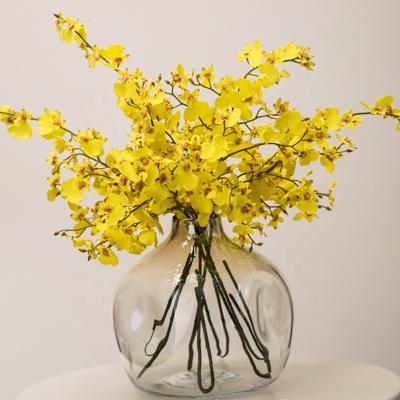 China China Factory Large Modern Irregular Office Living Room Transparent Glass Flower Pot for sale