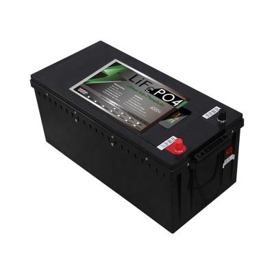 China New Next 24v 150Ah Lifepo4 LiFePO4 Battery With BMS Lithium Iron Phosphate Battery Cell Pack With LCD Screen Fast Shipping 24v 60Ah 100Ah 200Ah for sale