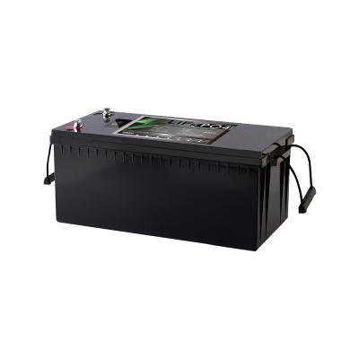 China Good Quality 24V 100Ah LiFePO4 Cells 25.6V Lithium Iron Phosphate Battery With BMS Storage Inverter Boat Motor 520*238*230mm for sale