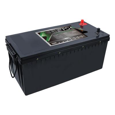 China ABS Housing Surprise Price 12V 400Ah 300Ah 250Ah BMS Lithium Iron Phosphate Battery 12.8V 400Ah 300Ah 250Ah Cells 6000 Cycles Surprise Price For RV for sale