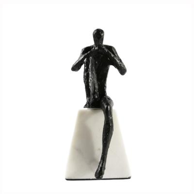 China Contemporary cast is a little black dog books creative furnishing items showcases both men and women for sale