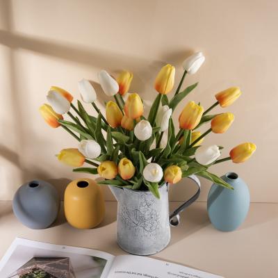 China Europe Wedding Colorful Tulip Artificial Flower Other Decorative PU Flowers and Plants for Decoration for sale