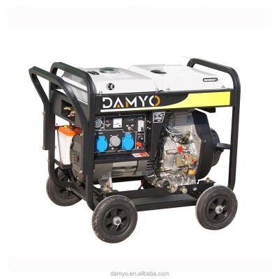 China Capacity 50HZ 4.3KW High Current Diesel Generator Set Welding Series For Professional Plate 790*598*715 for sale