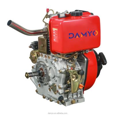 China Land Use Factory Sale 8.8HP Used Engine Single Cylinder Air-cooled Diesel Engine RJ188F Used Engine for sale