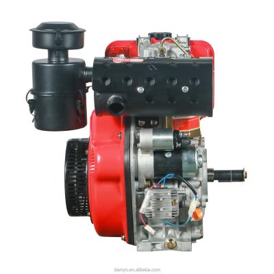 China Land Use Factory Quality 11.8HP Used Engine Single Cylinder Air Cooled Diesel Used Engine RJ195F for sale