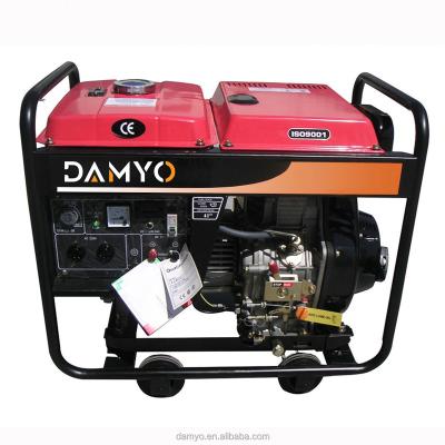 China Common Open Type Brand Engine Powerful Open Type Units 50Hz 5.5KW 5.5KVA 5500W 456CC Diesel Generators For Outdoor for sale