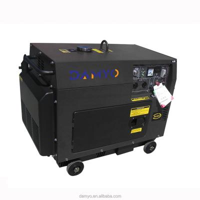 China Common Units Chinese 5500W 5.5KW 5.5KVA Silent Diesel Generator Set For Home for sale